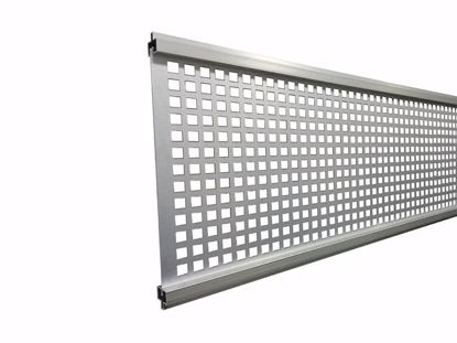 Afbeeldingen van Deco aluminium lamel incl. aluminium / antraciet regels t.b.v. Modular