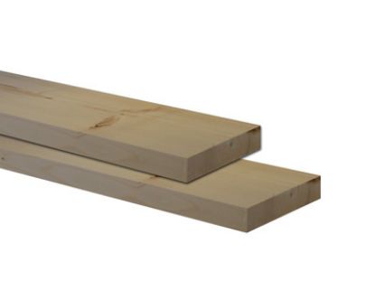 Vuren plank geschaafd 28x195 mm