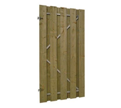 Vuren geïmp. deur 18 planks + frame - uit 19x145 mm