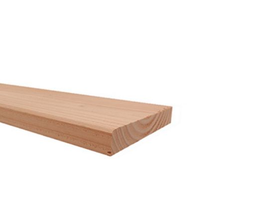 Vuren Red Class Wood plank geschaafd/fijnbezaagd 28x195 mm